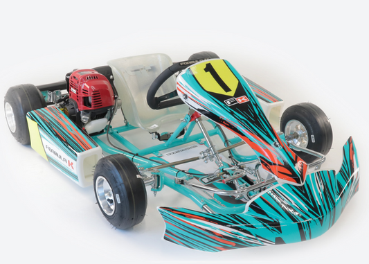 Formula K Delfino Baby Kart with 140F Engine and 35CC 4-stroke tires