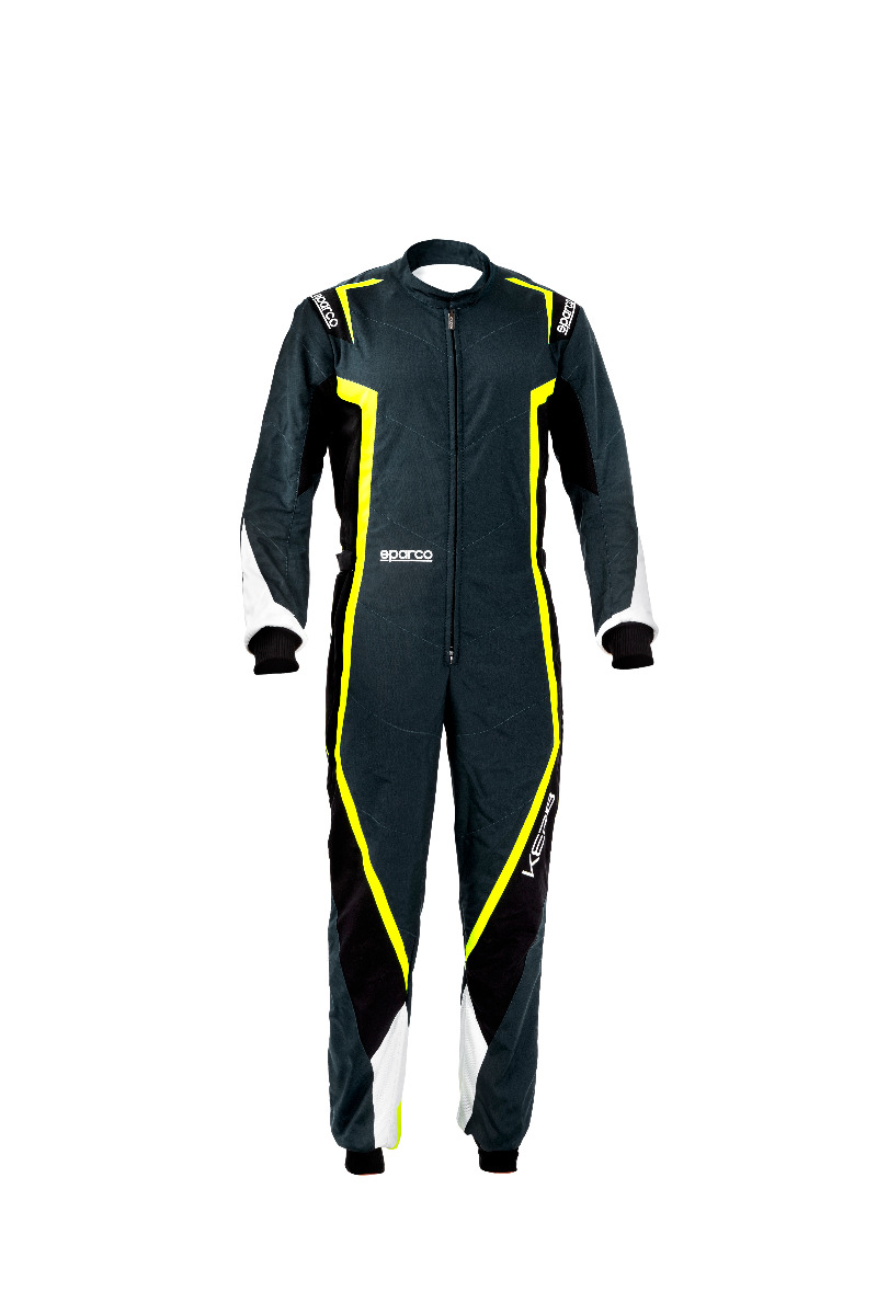 Sparco curb overall gray/yellow/black