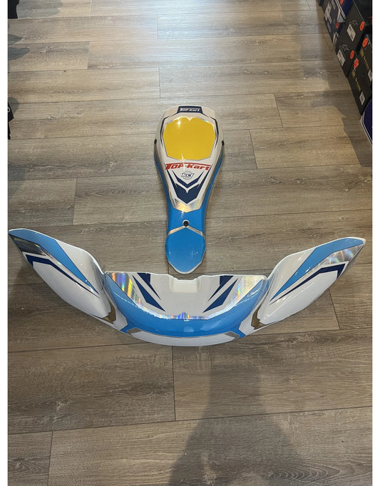KG 506 voorbumper panel met Top Kart stickers