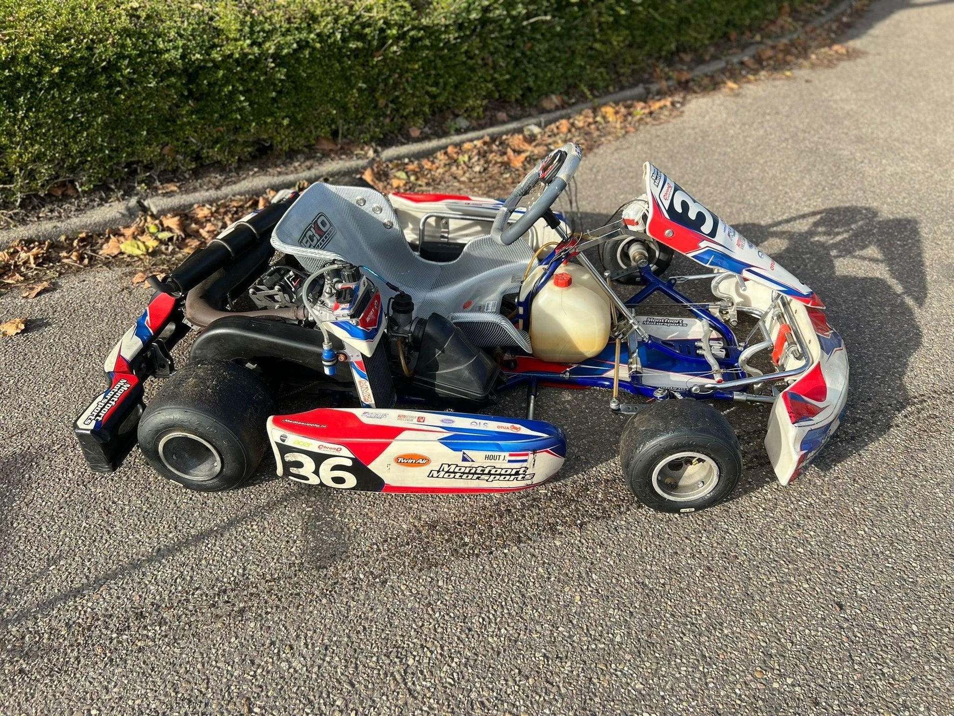 Gebruikt OTK Kosmic met Rotax Senior EVO 1 en Mychron laptimer - KartKings