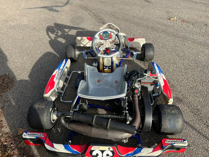 Gebruikt OTK Kosmic met Rotax Senior EVO 1 en Mychron laptimer - KartKings