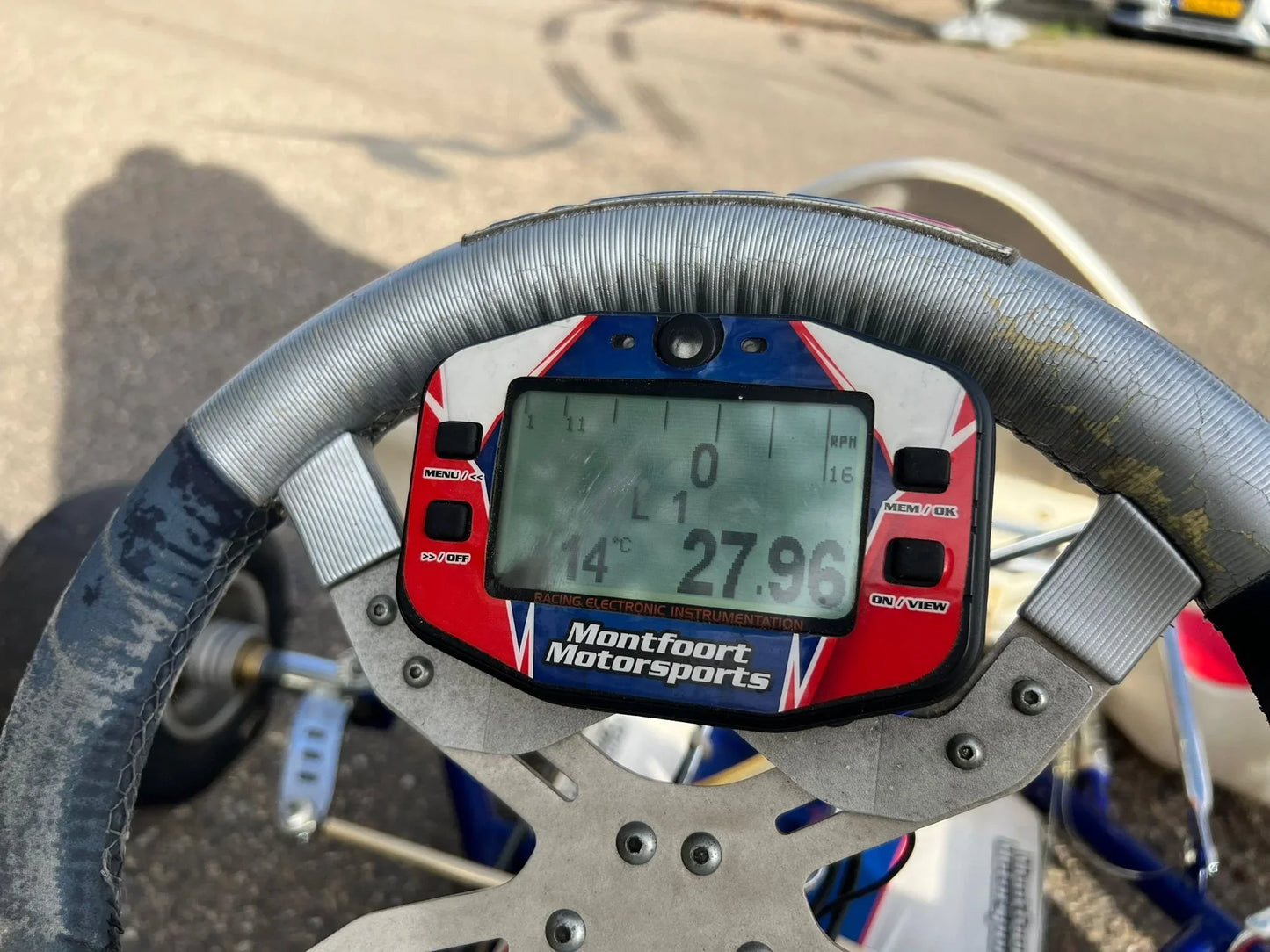 Gebruikt OTK Kosmic met Rotax Senior EVO 1 en Mychron laptimer - KartKings