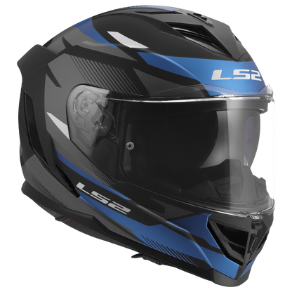 LS2 FF818 Storm III Komai zwart/blauw
