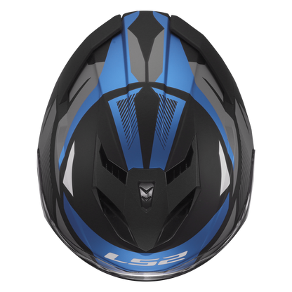 LS2 FF818 Storm III Komai zwart/blauw