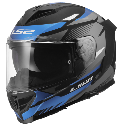 LS2 FF818 Storm III Komai zwart/blauw