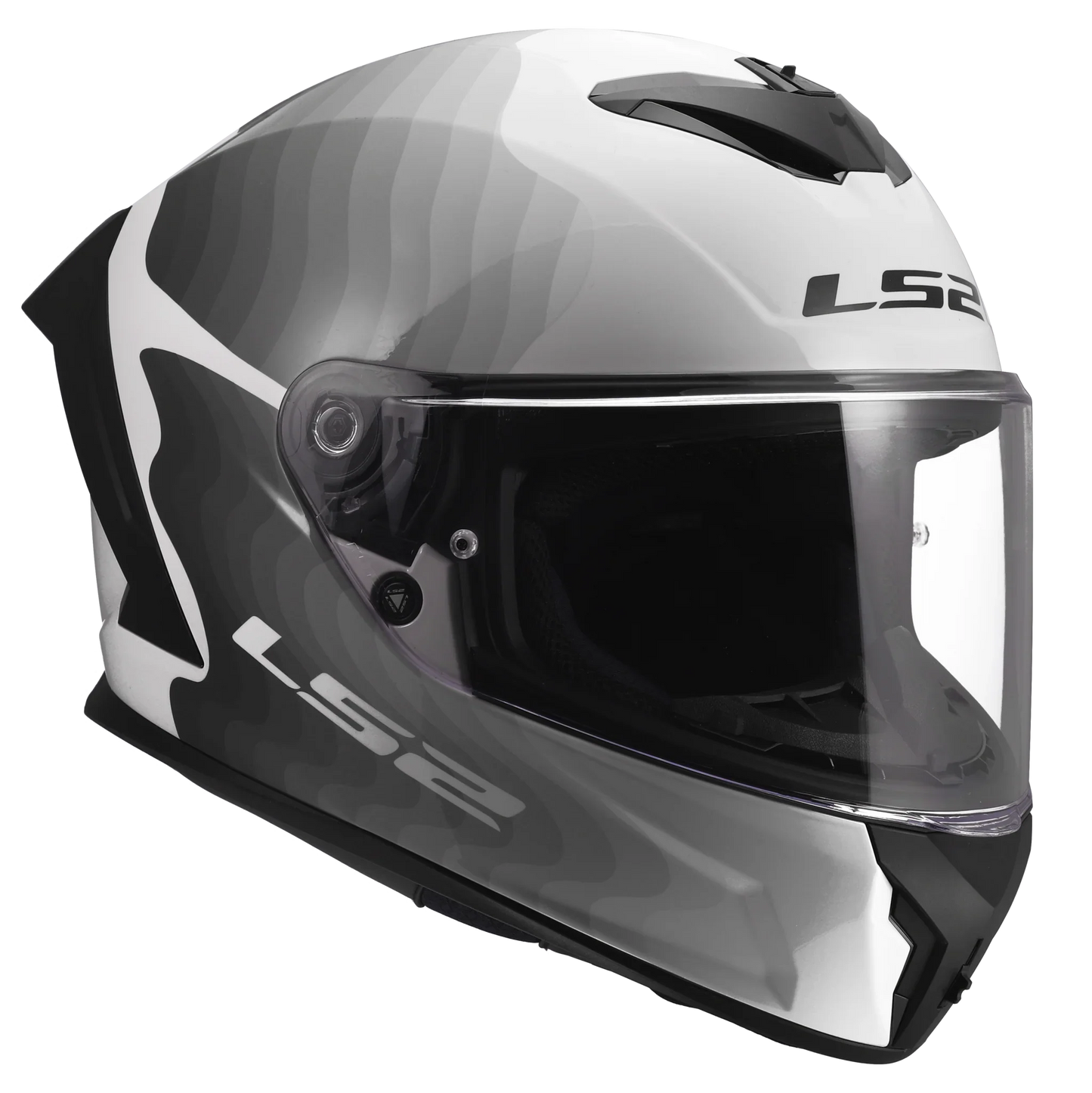 LS2 FF820 Rapid III Flow wit/zwart - KartKings