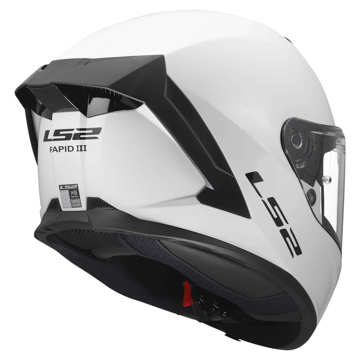 LS2 FF820 Rapid III glans wit