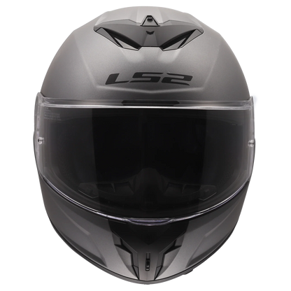LS2 FF820 Rapid III solid matt titanium - KartKings