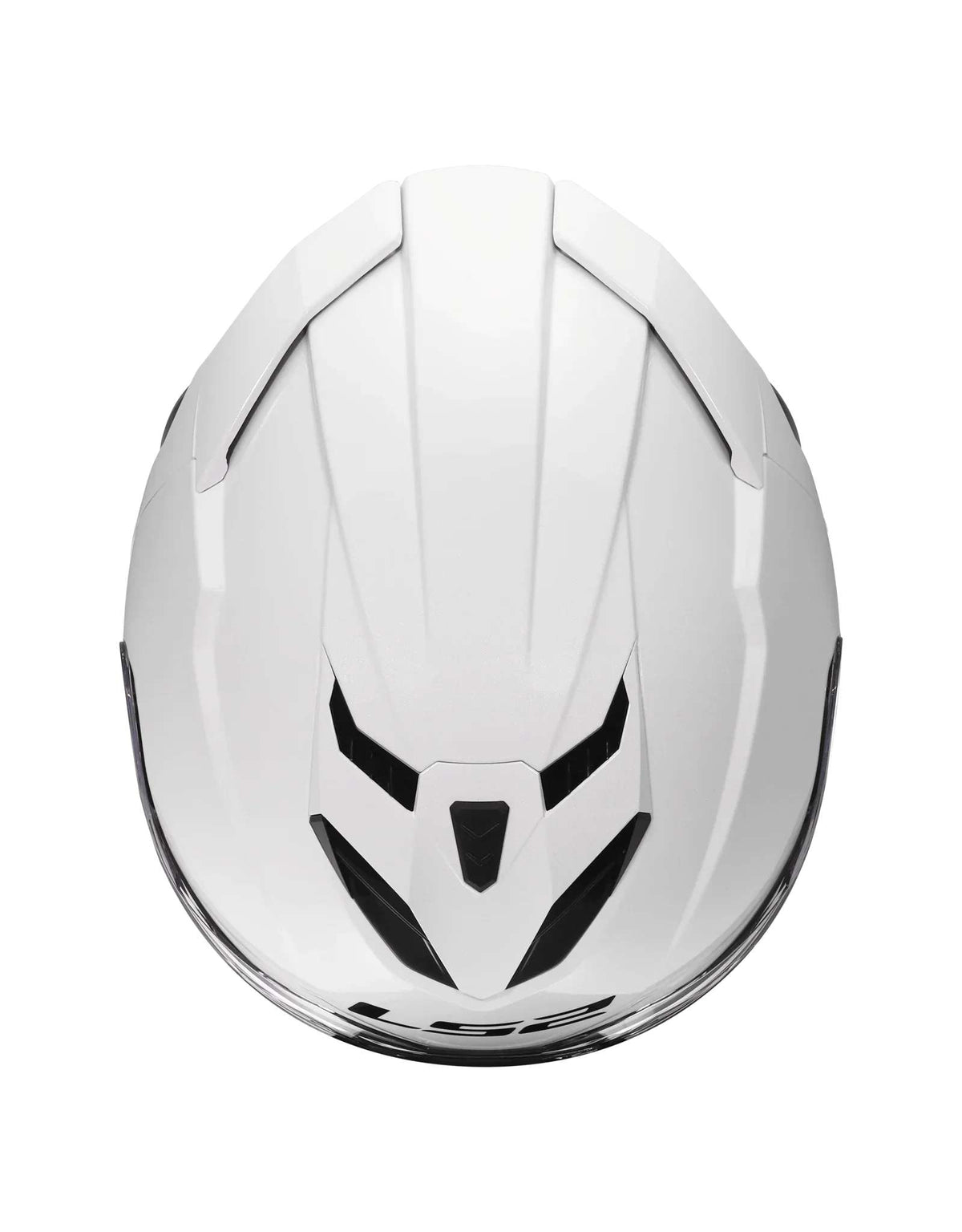 LS2 Helm FF818 Storm III glanzend wit
