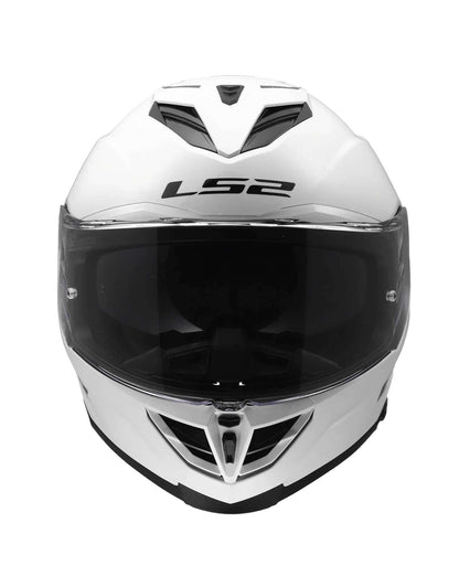 LS2 Helm FF818 Storm III glanzend wit