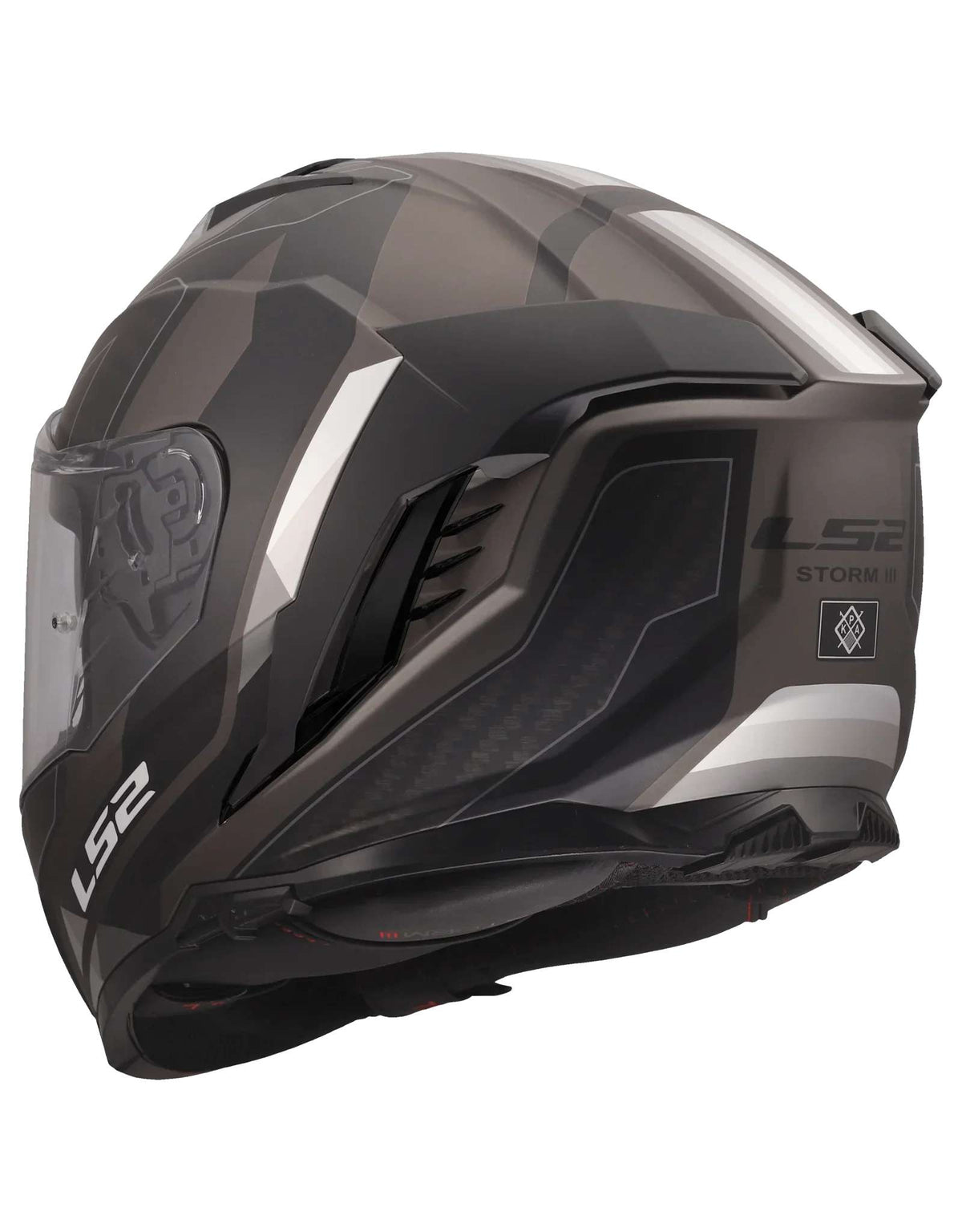 LS2 Helm FF818 Storm III mat zwart