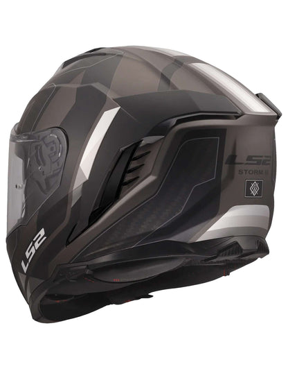 LS2 Helm FF818 Storm III mat zwart