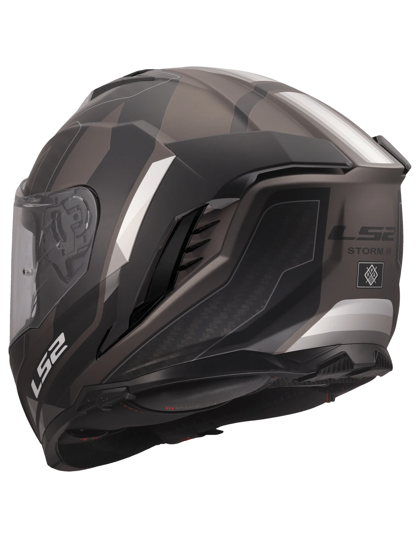 LS2 FF818 STORM III SPORTY Zwart / Grijs