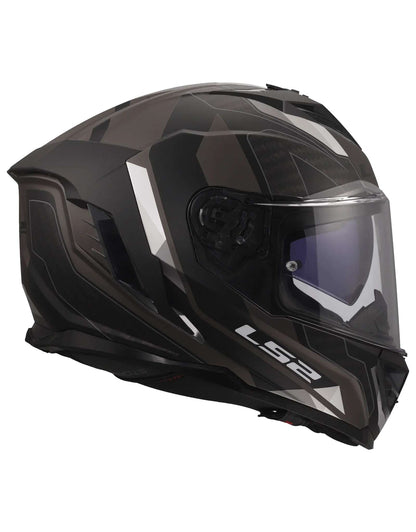 LS2 Helm FF818 Storm III mat zwart
