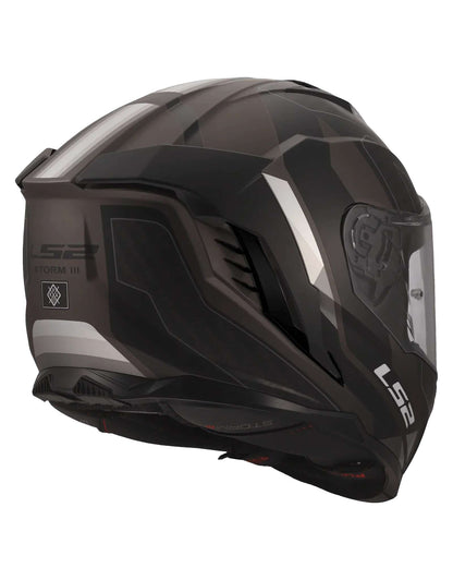 LS2 Helm FF818 Storm III mat zwart