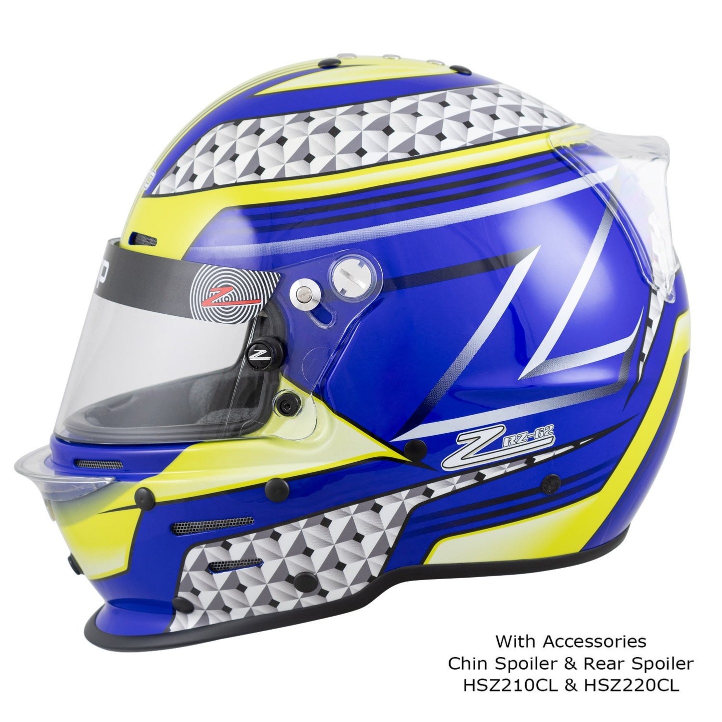 Zamp RZ-62 Blue/Yellow