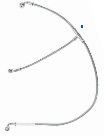 LenzoKart brake line OK/OKJ/KZ LKF14 rear caliper