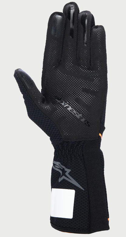 Alpinestars Tech-1 KX V4 zwart fluor geel FIA karting handschoenen