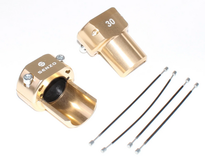 Senzo Rear bumper saver set 30MM Gold colored