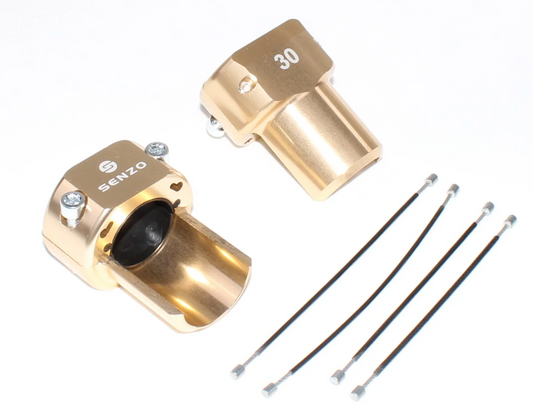 Senzo Rear bumper saver set 30MM Gold colored