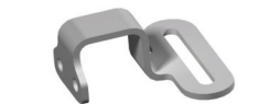 IPK Exhaust support bracket minikart rotax left