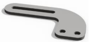 IPK Exhaust support bracket minikart rotax right