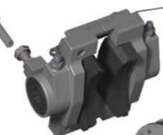 IPK Black line brake caliper complete