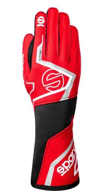 Sparco K-Tide+ FIA 8877-2022 karthandskar röd/svart