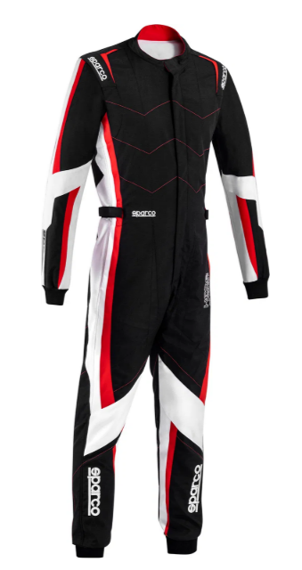 Sparco kerb advanced overall black/red