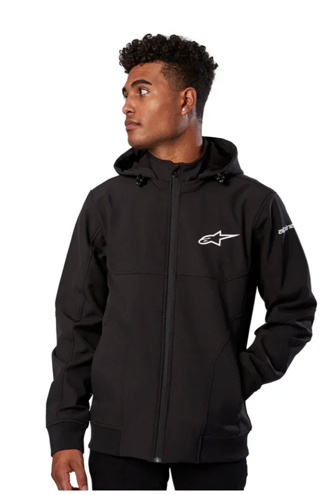 Alpinestars soft-shell jas zwart - KartKings