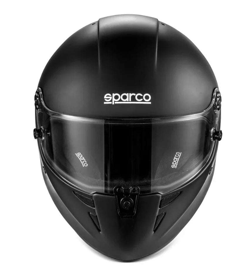 Sparco Stealth FIA 8878 - 2024 mat črna čelada za karting