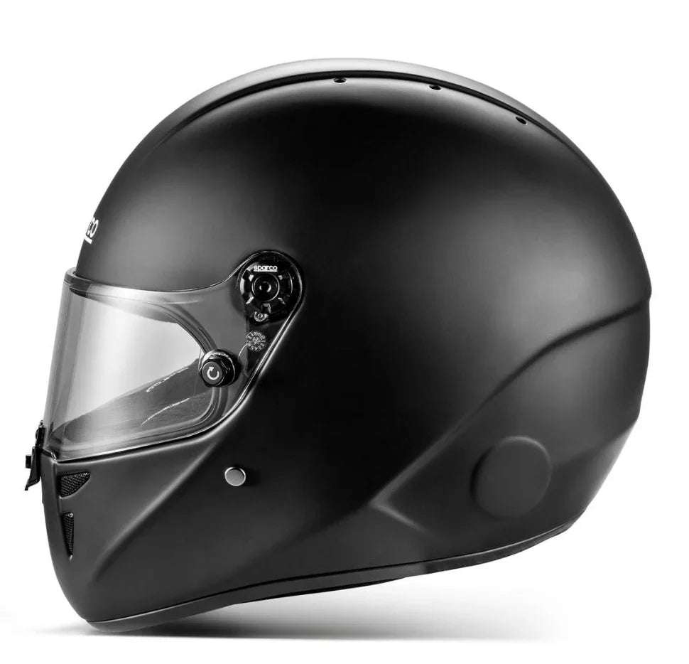Sparco Stealth FIA 8878 - 2024 mat črna čelada za karting