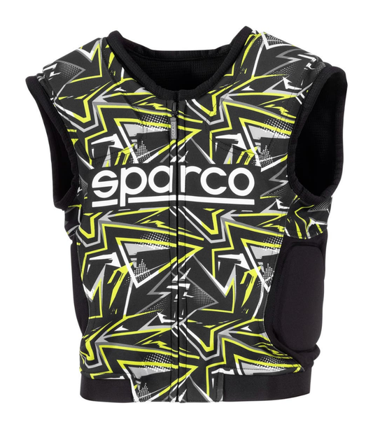 Sparco SJ Pro K3 body protector black/fluorescent yellow