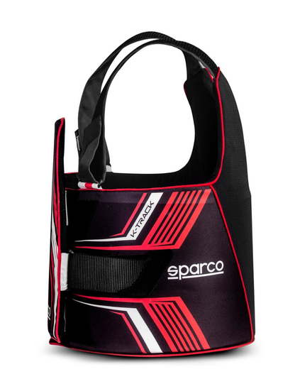 Sparco K-Track FIA 8870-2018 rib protector black/red
