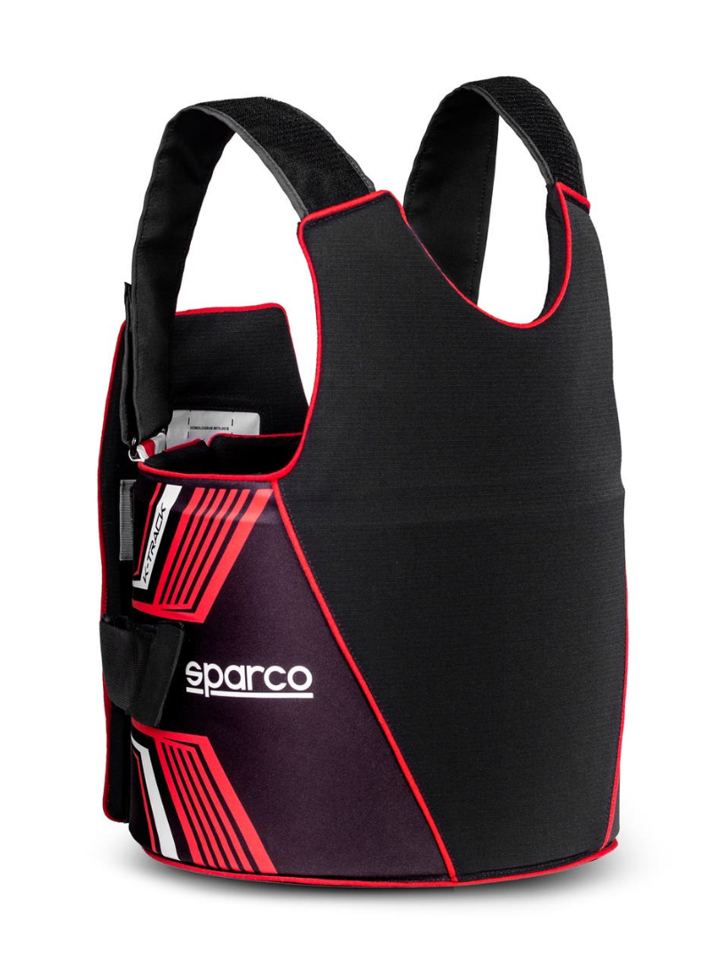 Sparco K-Track FIA 8870-2018 rib protector black/red