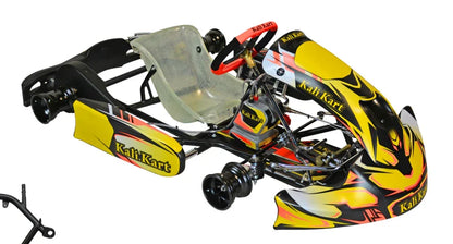 Kali Kart Mini Black Mirror Ø28 rollend chassis Ven 12 - KartKings