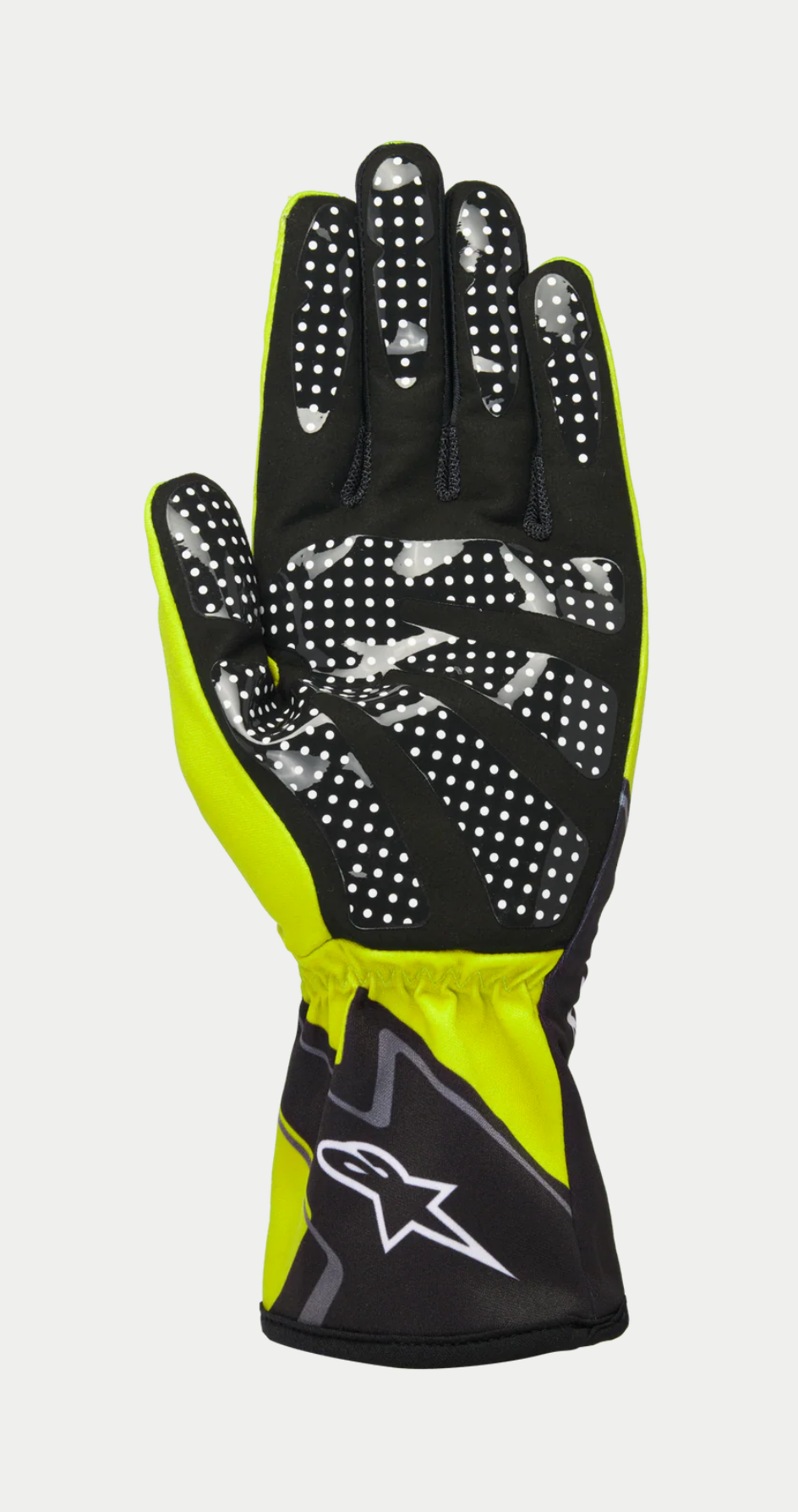 Alpinestars karting glove k-race graphic 1 black/fluorescent yellow