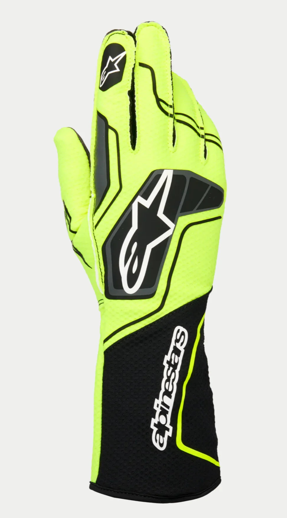 Alpinestars Tech 1-KX V4 fluor geel / zwart FIA karting - KartKings