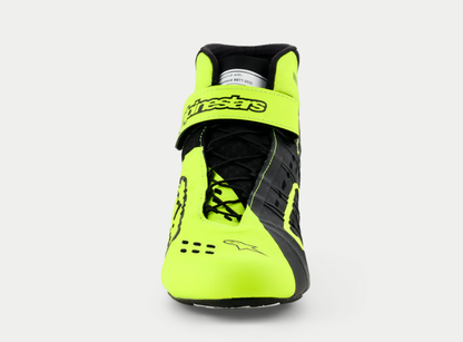 Alpinestars KX V3 FIA approved kart shoes, fluorescent yellow/black