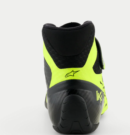 Alpinestars KX V3 FIA approved kart shoes, fluorescent yellow/black