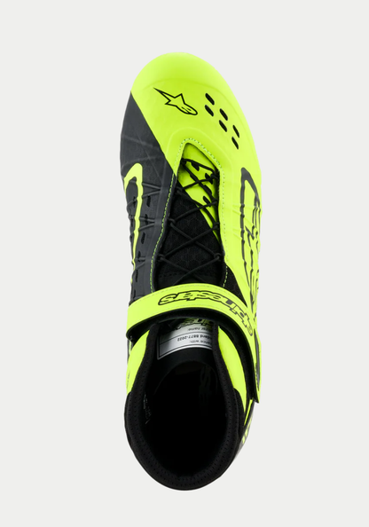 Alpinestars KX V3 FIA approved kart shoes, fluorescent yellow/black