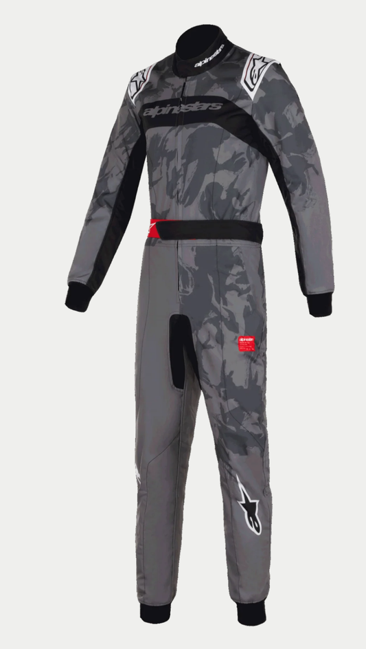 Alpinestars KMX-9 V3 Graphic 5 donker grijs / zwart