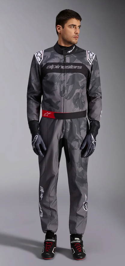 Alpinestars KMX-9 V3 Graphic 5 donker grijs / zwart