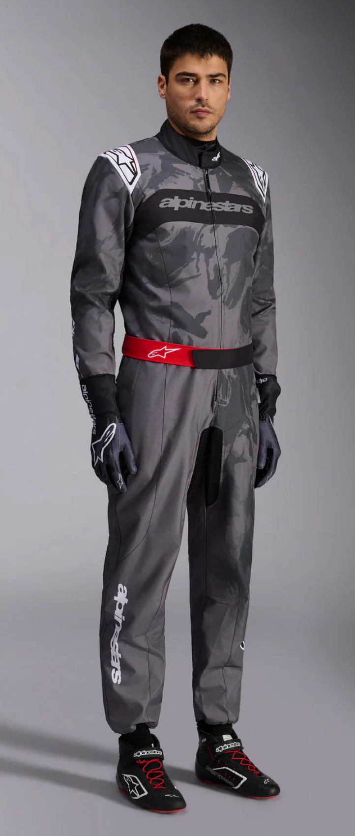 Alpinestars KMX-9 V3 Graphic 5 donker grijs / zwart