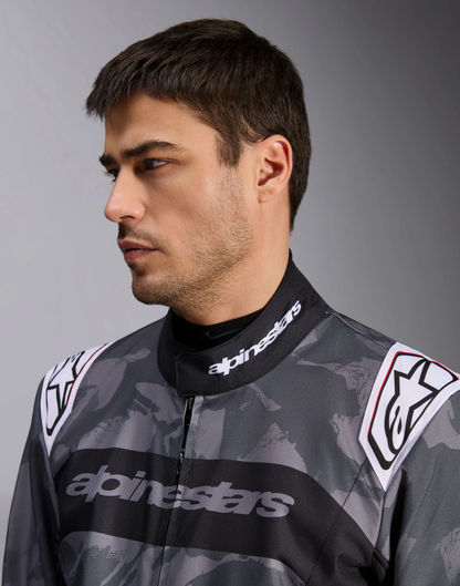 Alpinestars KMX-9 V3 Graphic 5 donker grijs / zwart