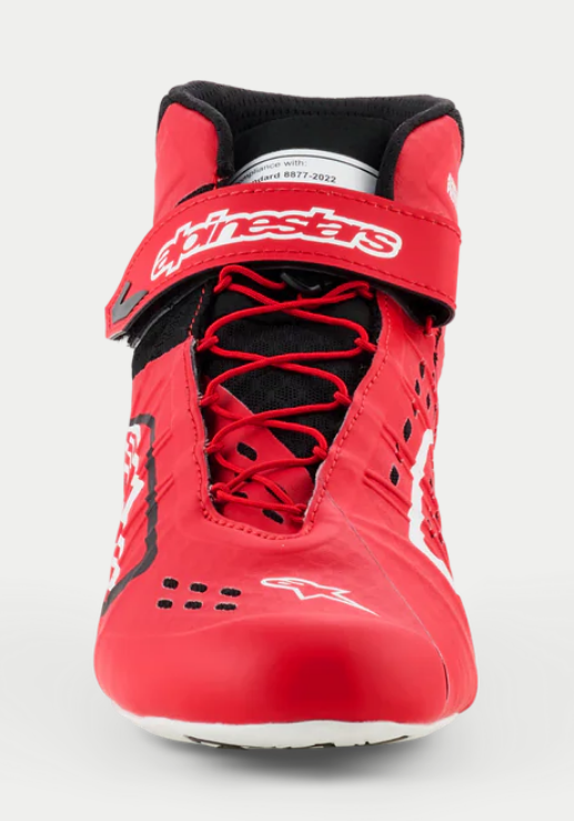 Παπούτσια καρτ Alpinestars KX V3 FIA κόκκινο/μαύρο