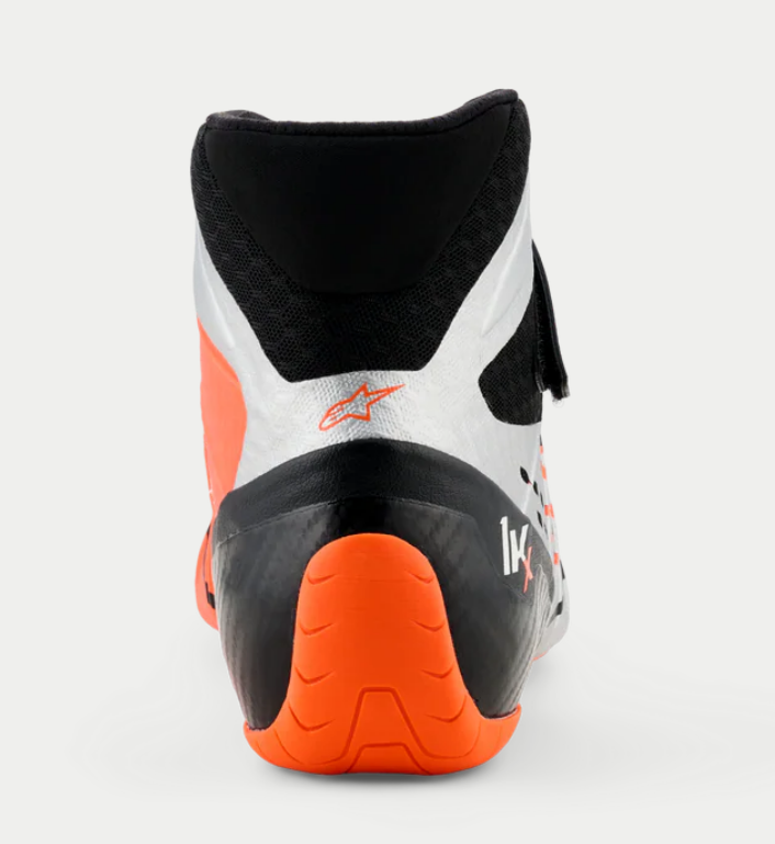 Alpinestars KX V3 FIA approved kart shoes orange/silver