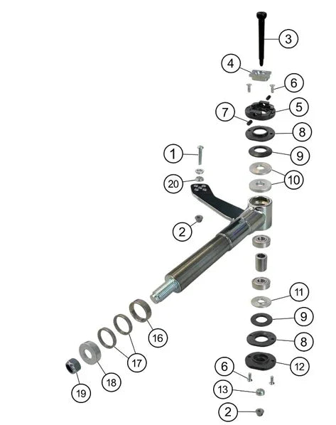 IPK axle eccentric under plate CCS