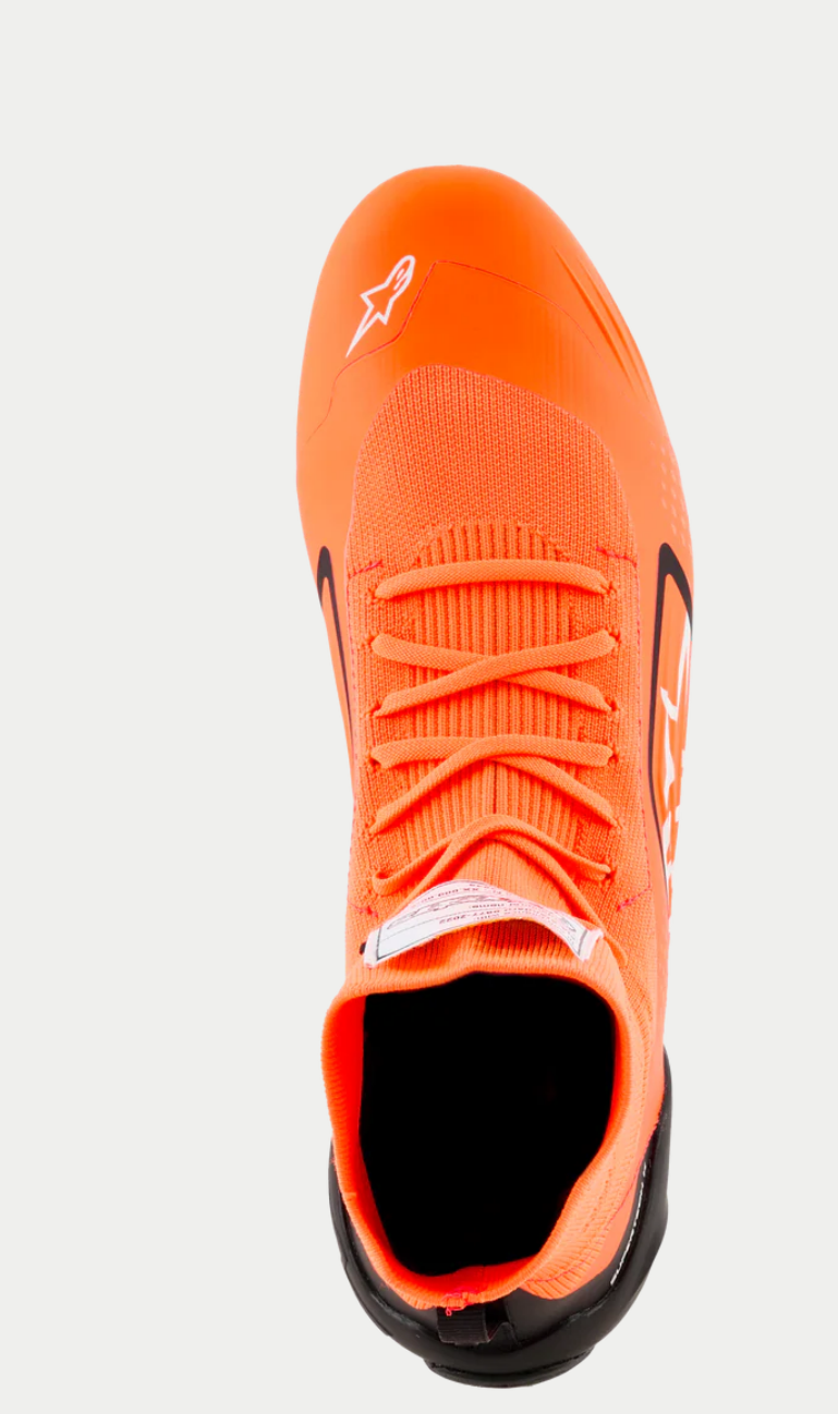 Alpinestars Supertech K Fia kartschoenen fluor oranje zwart