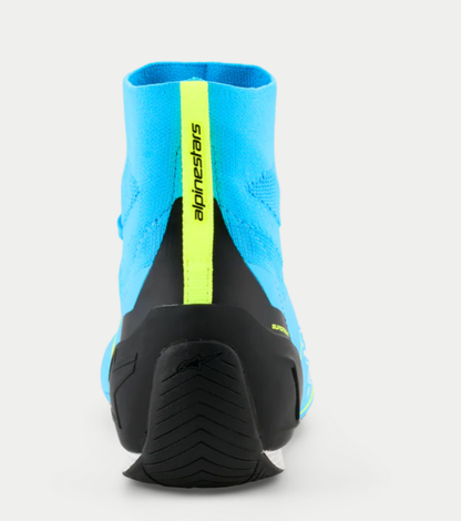 Alpinestars Supertech K FIA karting shoes Light Blue / Fluorescent Yellow